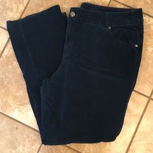 Lane Bryant straight leg corduroy pants